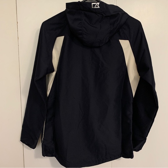 NEW Cutter & Buck Windbreaker Half Zip Long Sleeve Hooded Popover Jacket - Picture 6 of 7